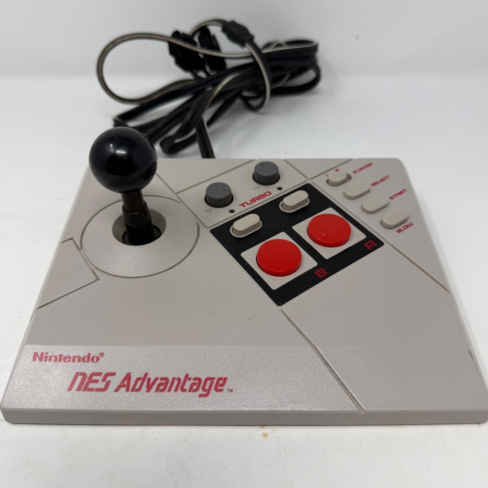 Nintendo NES Advantage Controller Arcade Joystick NES-026 Turbo Slow Motion